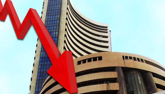 Sensex continues in red in noon trade; down 114 points