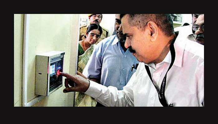 Biometric attendance system in railway offices by January