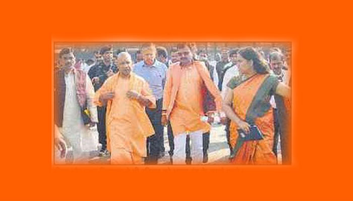 Does Bhagwa colour order of Yogi govt apply to DMs dress also ?