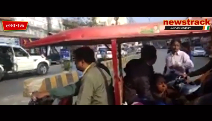 Screaming pregnant woman halted for CM Yogi Adityanaths fleet in Lucknow