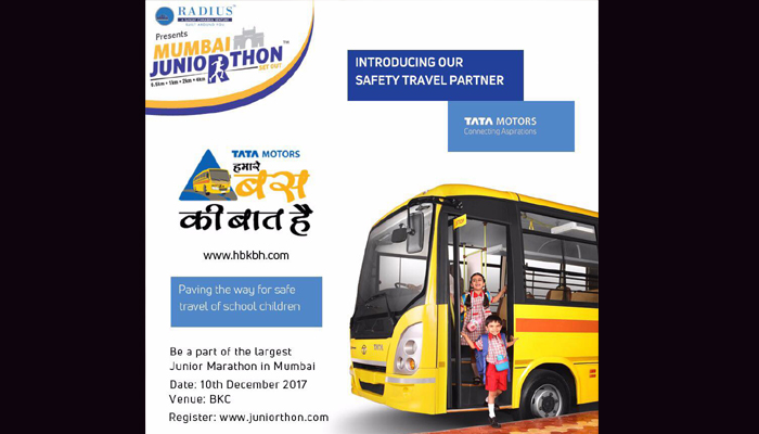 Tata Motors is proud to associate with Mumbai Juniorthon