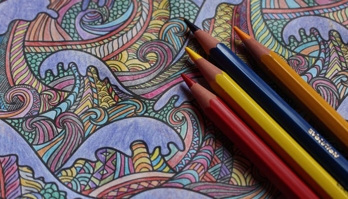 Colouring books for adults can help reduce stress