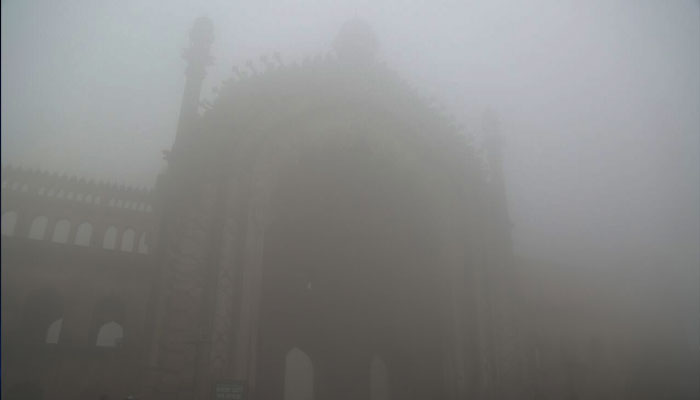 Weather warning:  Icy winds and fog cover the city of nawabs