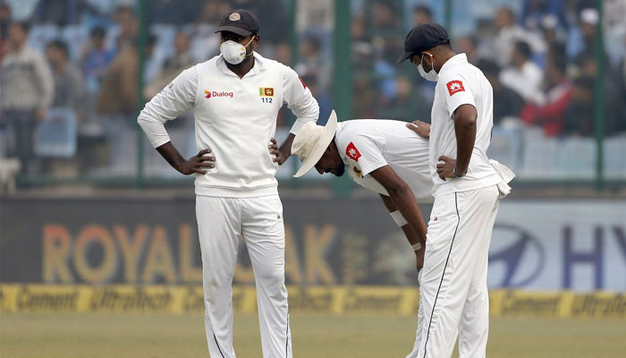 Air quality in Delhi very poor, Lankan player leaves field