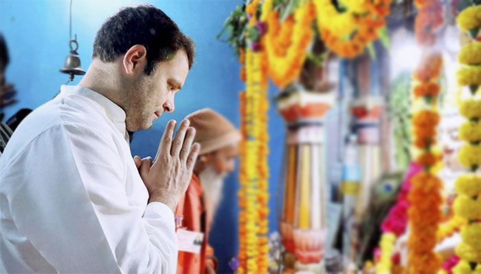 How will shivbhakt Rahul Gandhi be back to his secular polity ?