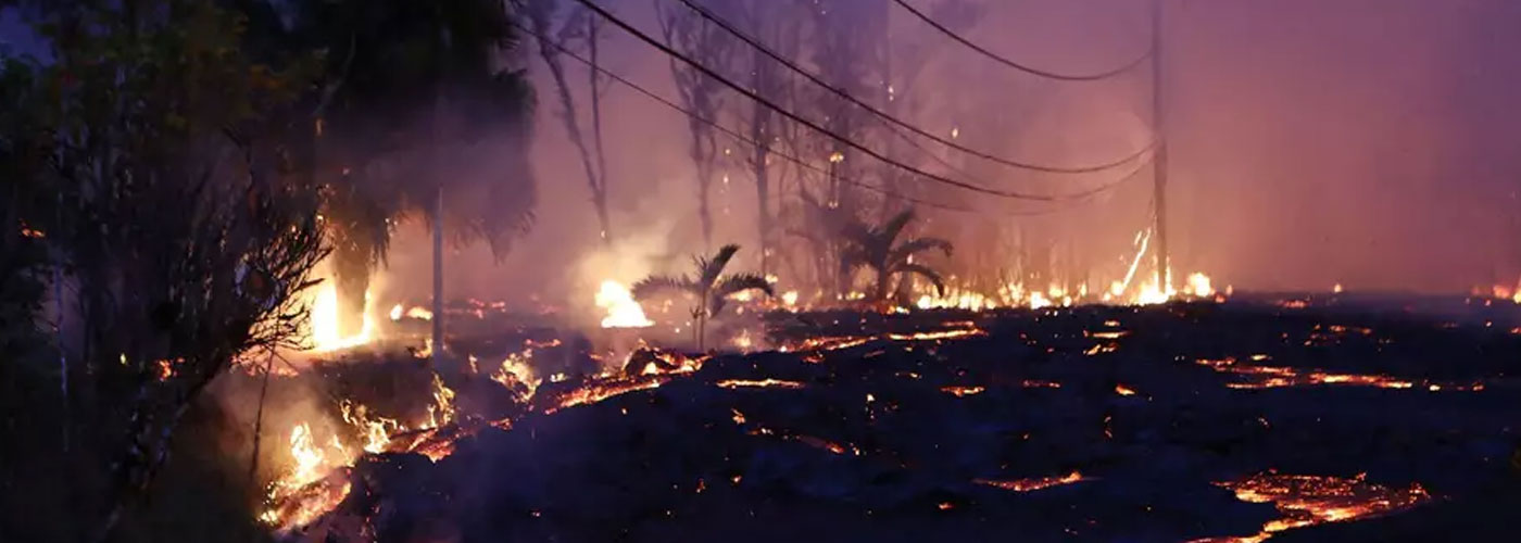 Hawaii volcano lava destroys over eighty homes