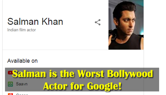 Salman Khan is the worst actor of Bollywood, heres how
