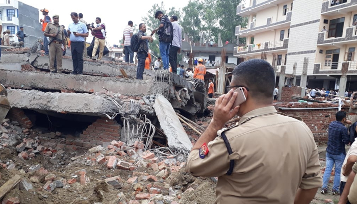 Five-storey building collapses in Ghaziabad, one dead, 8 injured