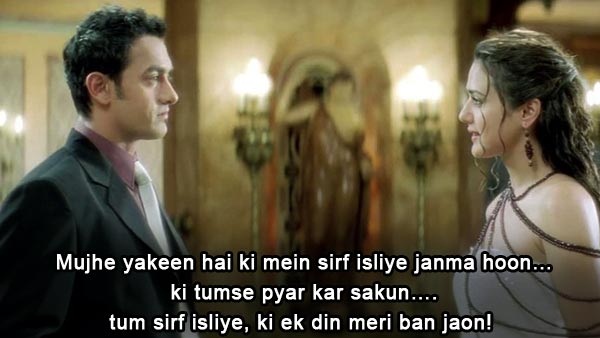 Ten Romantic dialogues from Bollywood