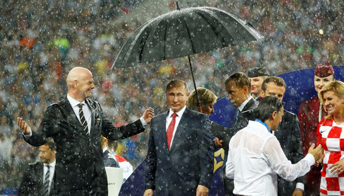 When Putin hinted my umbrella is my umbrella, none of your umbrella!