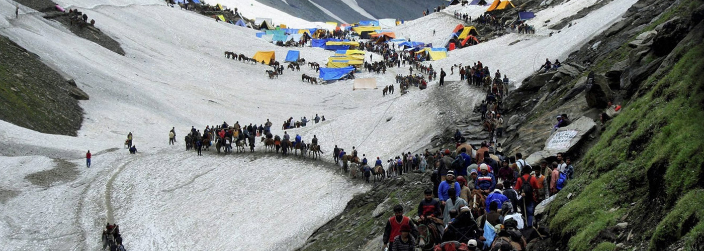 6,877 Amarnath pilgrims leave for Kashmir Valley