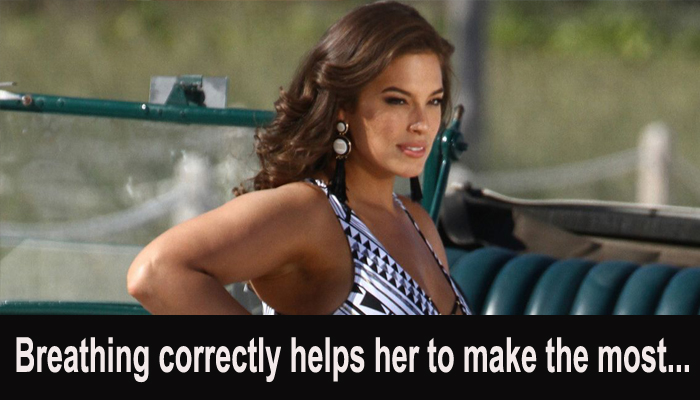 This is what Ashley Graham feels when she works out