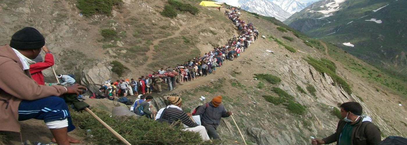 More than 500 pilgrims leave for Amarnath Yatra