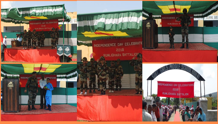 Rumlidhara Battalion organised Independence Day celebrations in Bareri