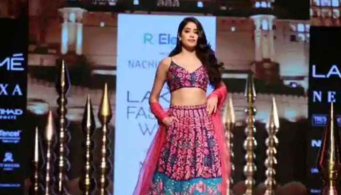 Janhvi Kapoor walks ramp for Lakme Fashion Week 2018
