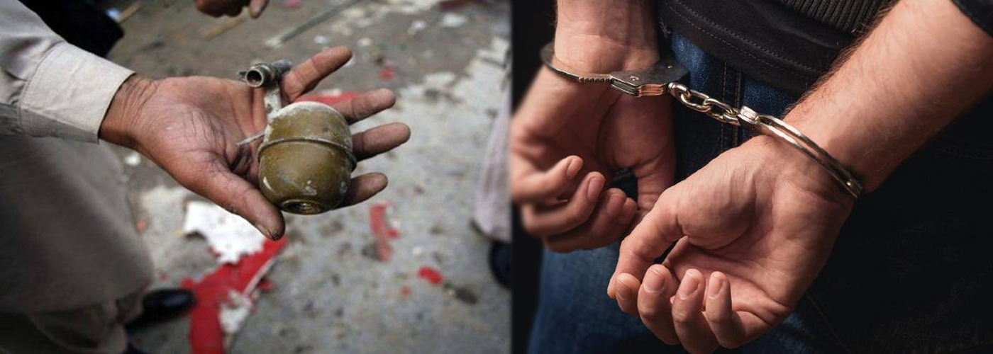 J&K police arrests terrorist with 8 live grenades and Rs 60k cash