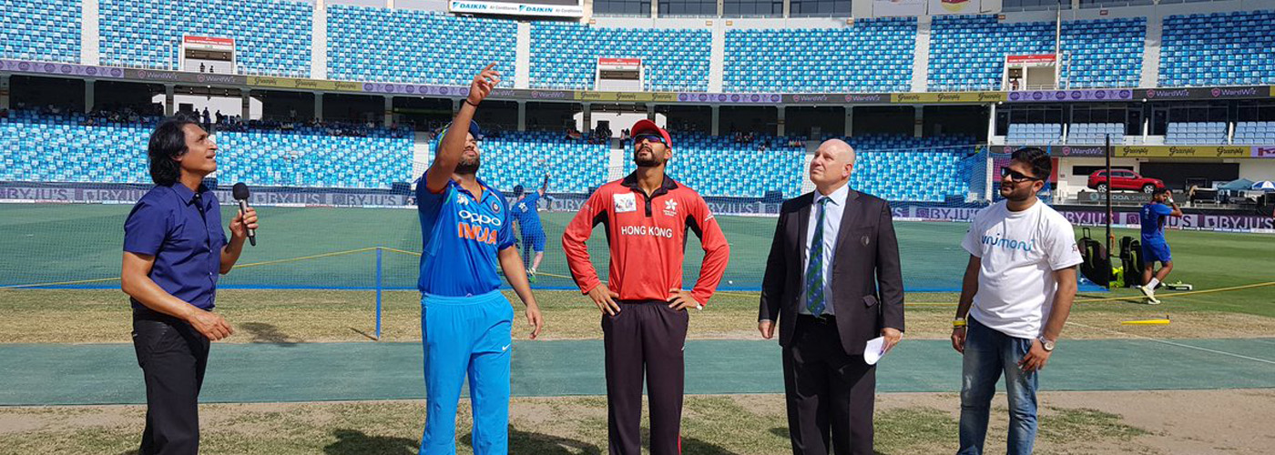 Asia Cup: Ind Vs HK; Hong Kong win the toss, opt to Bowl