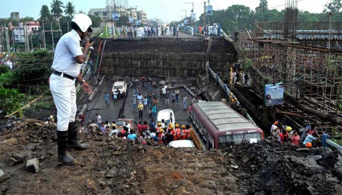 Kolkata bridge collapse: Rescue operations on