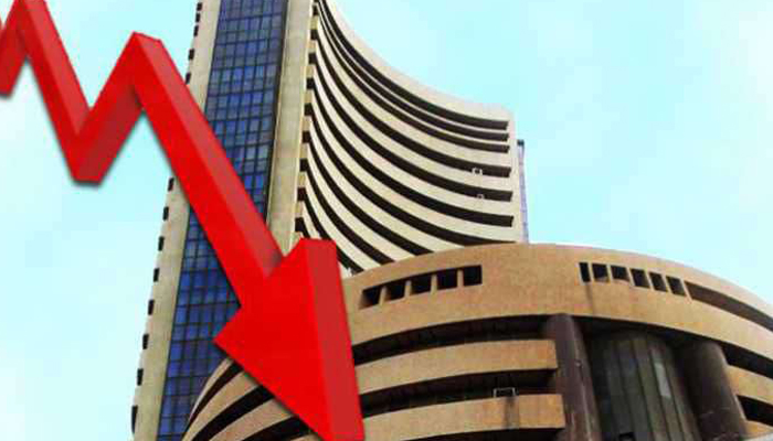 Sensex ends 536 points lower, Nifty below 11,000-mark