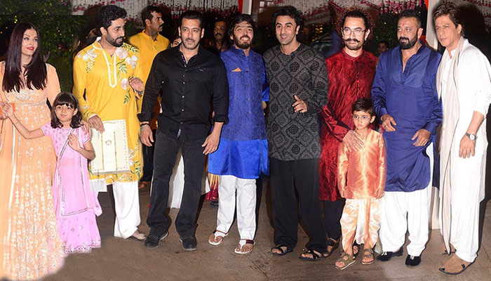 Bollywood stars celebrate Ganesh Chaturthi at Ambanis bash