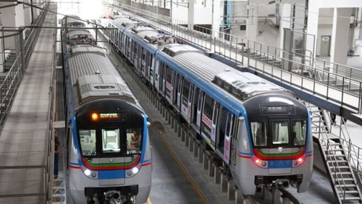 Hyderabad Metro chugs on Ameerpet-LB Nagar route