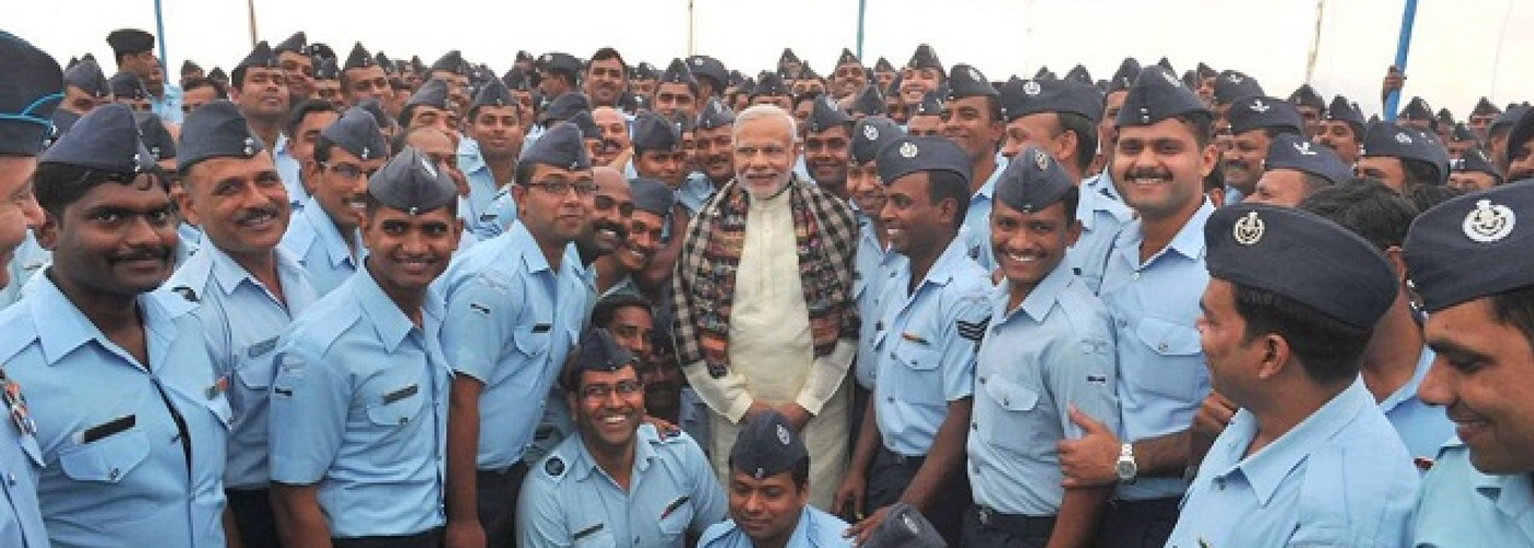 PM Modi hails IAF for protecting nation