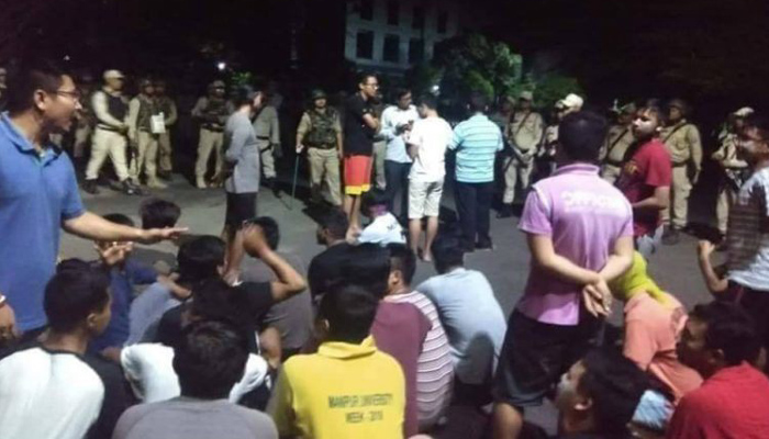 Six professors, 80 Manipur University students arrested
