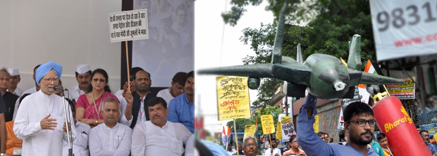 Bharat Bandh evokes mixed response, opposition rallies against BJP