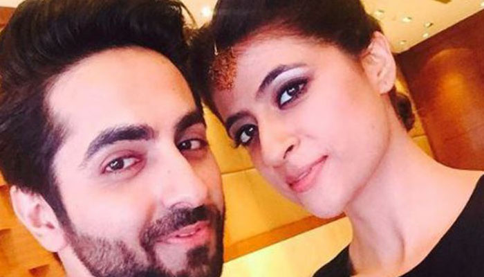 Here is something special done by Ayushmann on Karva Chauth for wifey