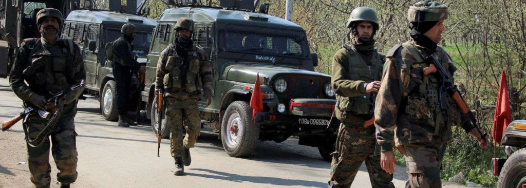Cop hit in terrorists firing in Jammu & Kashmir