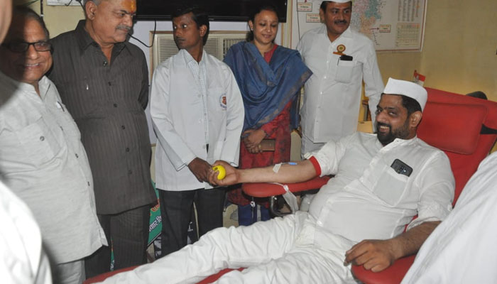 Blood Donation camp organised by UP Congress Seva Dal