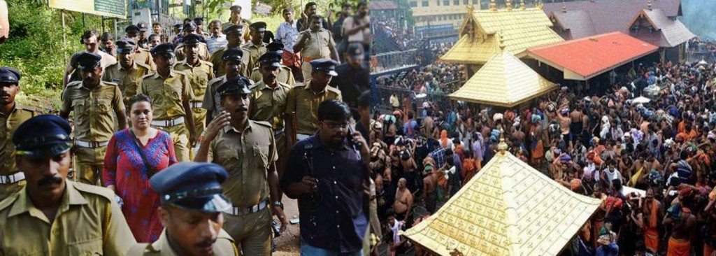 Woman, 52, allowed inside Sabarimala temple after initial protests