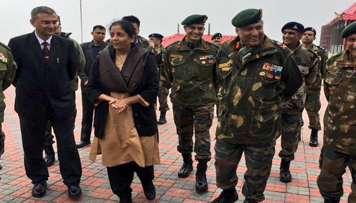 Sitharaman Continues the tradition of celebrating Diwali with soldiers