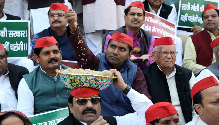UP assembly adjourned on first day of winter session amid protest