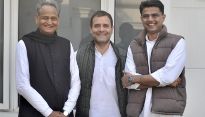 Ashok Gehlot Named Chief Minister of Rajasthan; Sachin Pilot To be Deputy Chief Minister