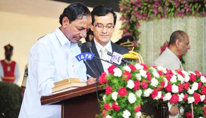 Chandrashekar Rao takes oath as Telangana CM for second term