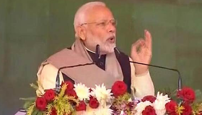 PM Modi in Raebareli, gave green signal to projects worth Rs 1100 cr